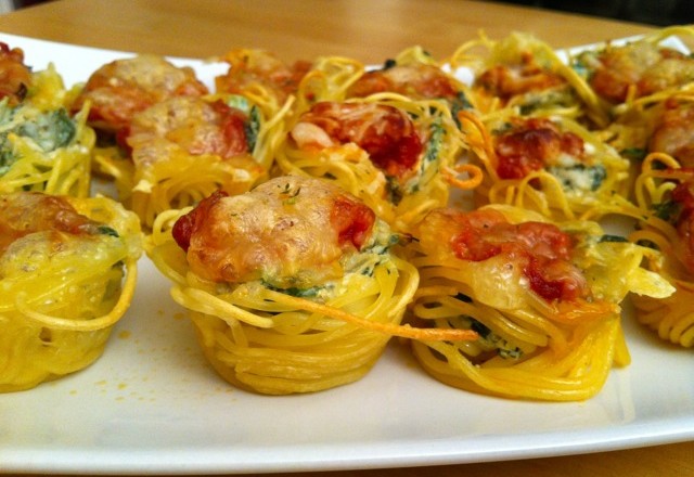 Pastamaniac: Gefüllte Spaghettinester