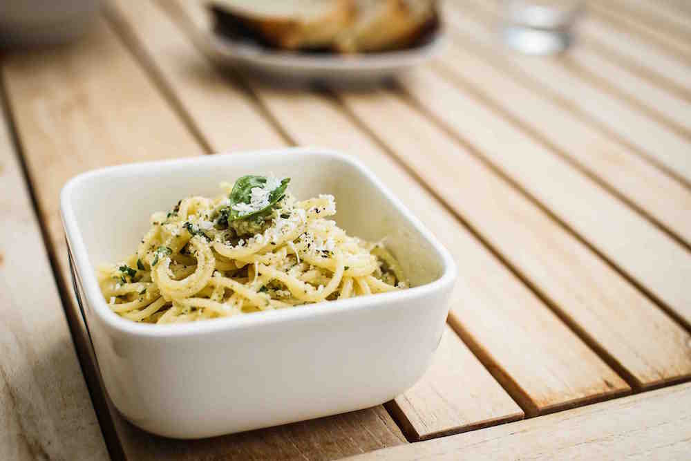 Pastamaniac - Spaghetti mit Artischockenpesto