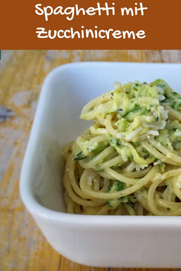 Spaghetti mit Zucchinicreme | PASTAMANIAC