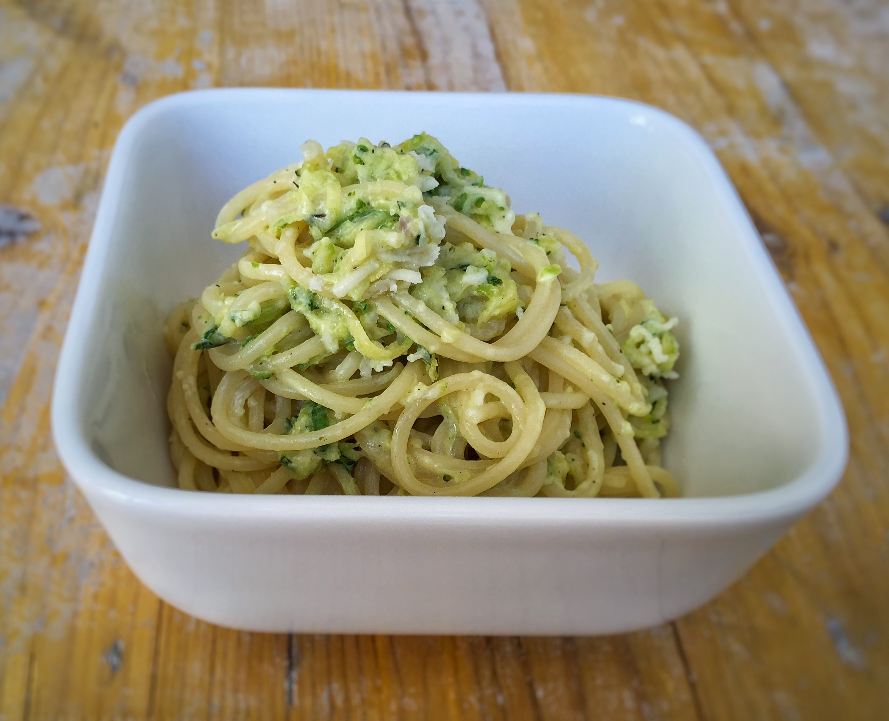 siktwinfood: Spaghetti mit Zucchinicreme