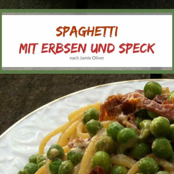 Spaghetti mit Erbsen und Speck | PASTAMANIAC
