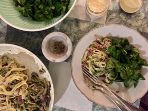 Paglia e fieno: Bandnudeln mit Sahne-Pilzsauce, Gastbeitrag von What's cooking Lisa?