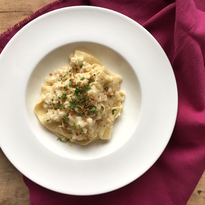 Tagliatelle mit Schwarzwurzelragout, vegetarisches Nudelrezept, Pastamaniac