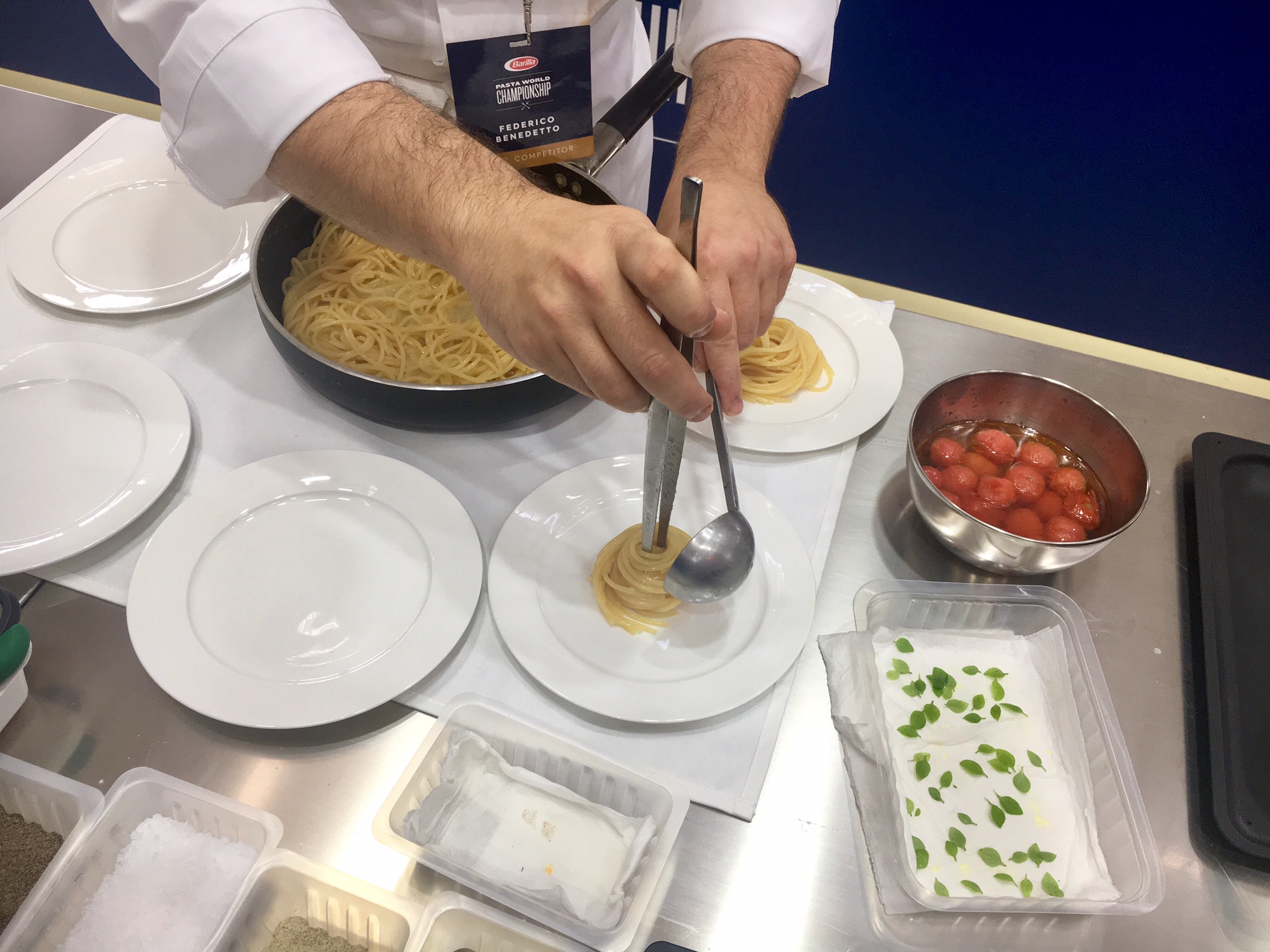 Pasta World Championship 2017: Sabine richtet an