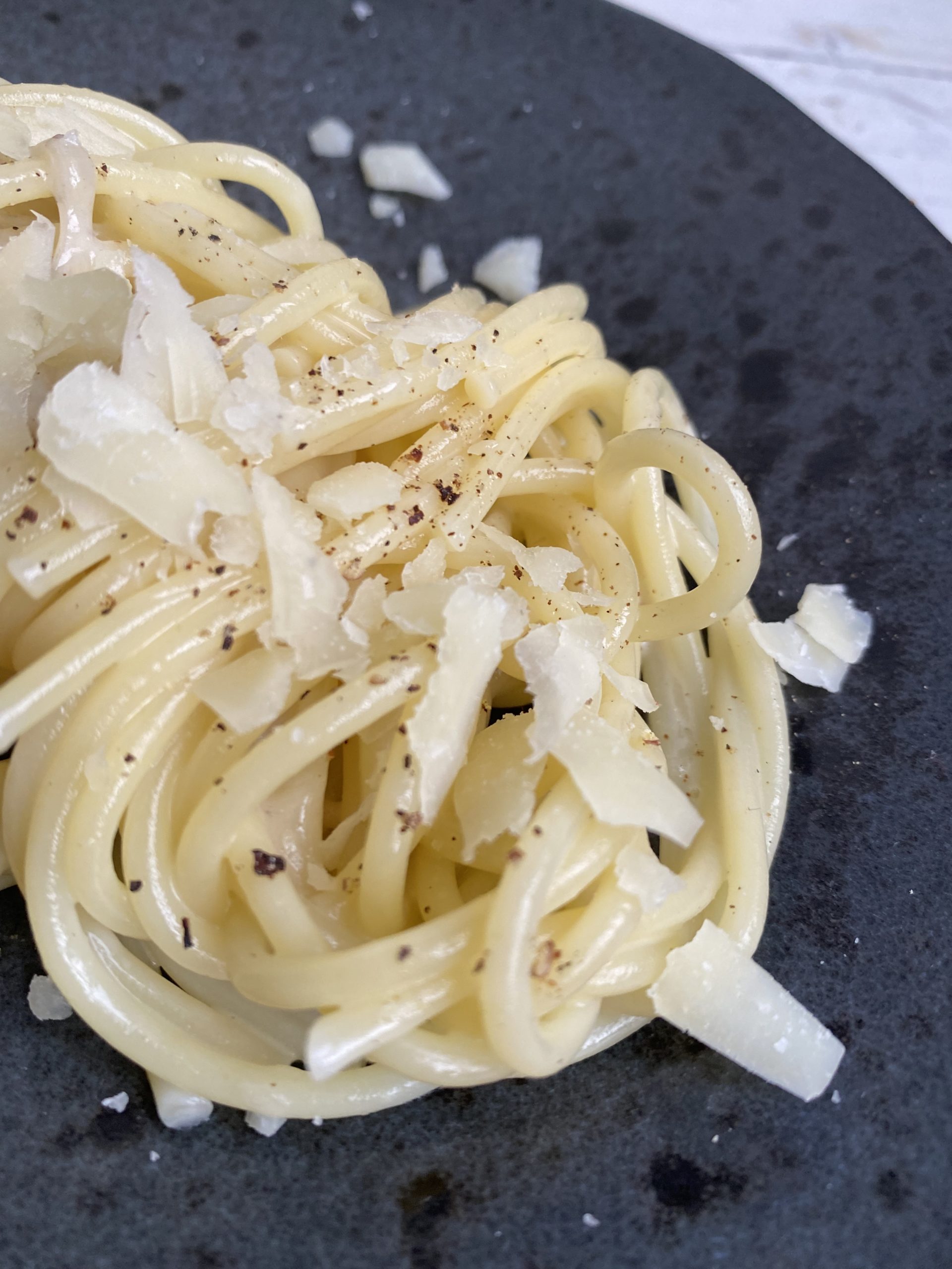 Spaghetti Cacio e Pepe, Rezept, Nudeln